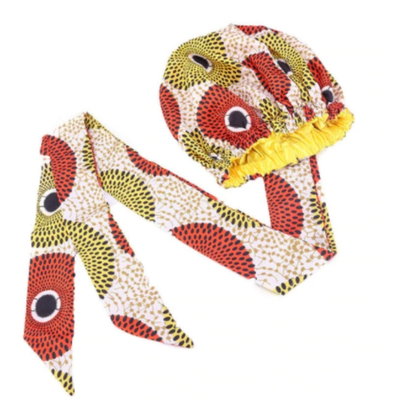 Satin-lined Wrap bonnets - Picture 4 of 16